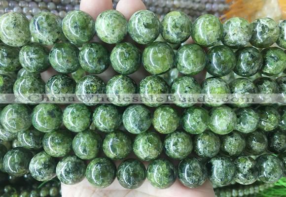 LSBS402 15 inches 14mm round peridot gemstone beads wholesale