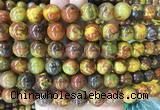 LSBS403 15 inches 14mm round colorful pietersite gemstone beads wholesale