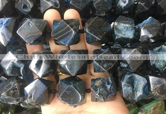 LSBS448 15 inches 14*16mm - 20*22mm nuggets crazy lace agate beads wholesale