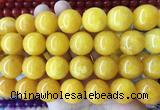 LSBS459 15 inches 20mm round candy jade gemstone beads wholesale