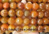 LSBS472 15 inches 20mm faceted round agate gemstone beads wholesale