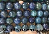 LSBS474 15 inches 20mm faceted round agate gemstone beads wholesale