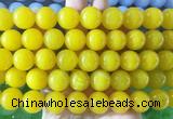 LSBS478 15 inches 16mm round candy jade gemstone beads wholesale