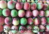 LSBS489 15 inches 20mm round candy jade gemstone beads wholesale