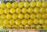 LSBS494 15 inches 16mm round candy jade gemstone beads wholesale