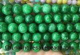 LSBS497 15 inches 16mm round candy jade gemstone beads wholesale