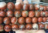 LSBS53 15 inches 16mm round red jasper gemstone beads wholesale