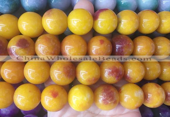 LSBS533 15 inches 20mm round malaysian jade gemstone beads wholesale