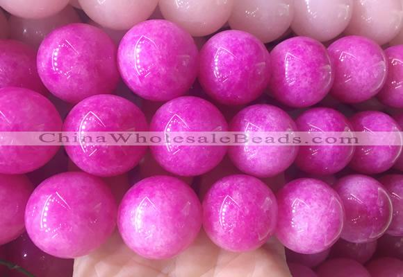 LSBS541 15 inches 25mm round malaysian jade gemstone beads wholesale