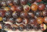 LSBS558 15 inches 18mm round agate gemstone beads wholesale