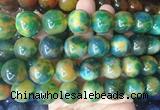 LSBS560 15 inches 18mm round agate gemstone beads wholesale