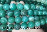 LSBS561 15 inches 18mm round agate gemstone beads wholesale
