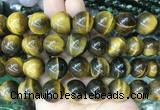 LSBS57 15 inches 16mm round yellow tiger eye gemstone beads wholesale