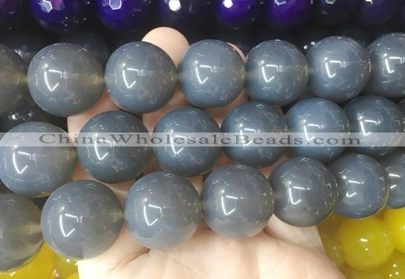 LSBS580 15 inches 20mm round agate gemstone beads wholesale