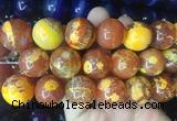 LSBS586 15 inches 20mm round agate gemstone beads wholesale