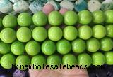 LSBS650 15 inches 18mm round howlite turquoise gemstone beads wholesale