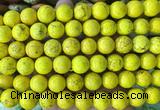 LSBS727 15 inches 14mm round howlite turquoise gemstone beads wholesale