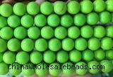 LSBS737 15 inches 14mm round howlite turquoise gemstone beads wholesale