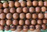 LSBS745 15 inches 16mm round howlite turquoise gemstone beads wholesale