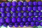 LSBS755 15 inches 16mm round howlite turquoise gemstone beads wholesale