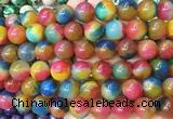 LSBS783 15 inches 14mm round agate gemstone beads wholesale