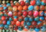 LSBS784 15 inches 14mm round agate gemstone beads wholesale