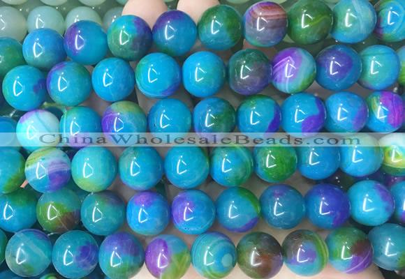 LSBS787 15 inches 14mm round agate gemstone beads wholesale