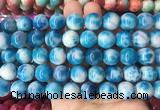 LSBS788 15 inches 14mm round agate gemstone beads wholesale