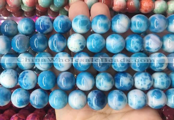 LSBS788 15 inches 14mm round agate gemstone beads wholesale
