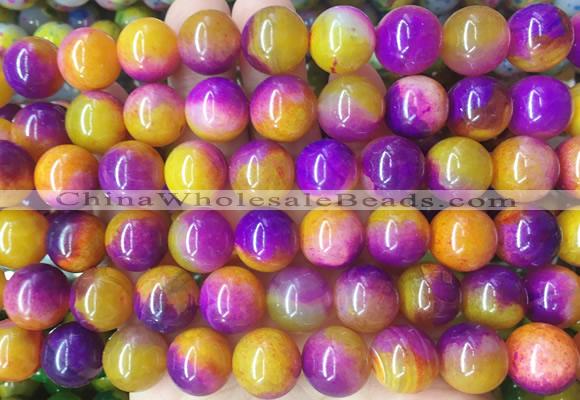 LSBS802 15 inches 14mm round agate gemstone beads wholesale