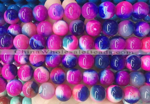 LSBS804 15 inches 14mm round agate gemstone beads wholesale