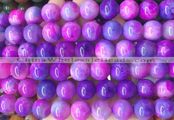 LSBS805 15 inches 14mm round agate gemstone beads wholesale