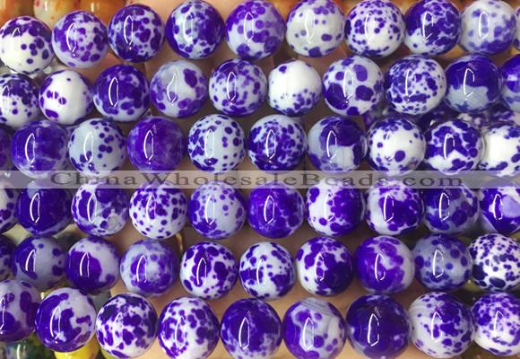 LSBS808 15 inches 14mm round agate gemstone beads wholesale