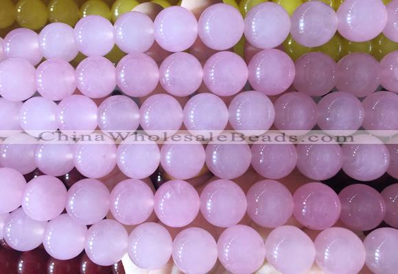 LSBS811 15 inches 14mm round candy jade gemstone beads wholesale
