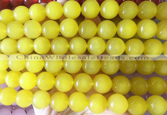 LSBS818 15 inches 14mm round candy jade gemstone beads wholesale
