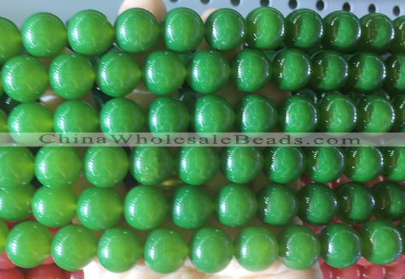 LSBS825 15 inches 14mm round candy jade gemstone beads wholesale