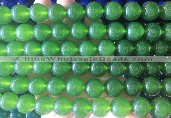 LSBS826 15 inches 14mm round candy jade gemstone beads wholesale