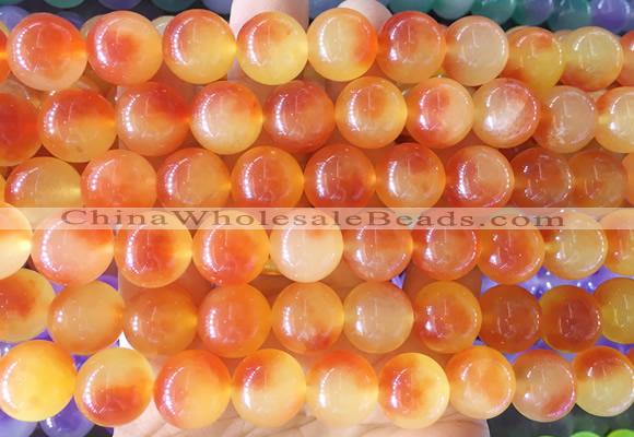 LSBS829 15 inches 14mm round candy jade gemstone beads wholesale
