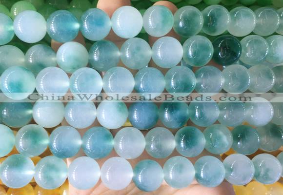 LSBS831 15 inches 14mm round candy jade gemstone beads wholesale