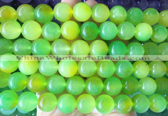 LSBS833 15 inches 14mm round candy jade gemstone beads wholesale