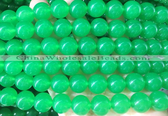 LSBS839 15 inches 14mm round candy jade gemstone beads wholesale