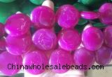 LSBS841 15 inches 30mm coin candy jade gemstone beads wholesale
