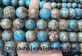 LSBS847 15 inches 18mm round patterned agate gemstone beads wholesale