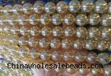 LSBS855 15 inches 14mm round synthetic crystal gemstone beads wholesale