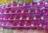 LSBS871 15 inches 16mm round synthetic crystal gemstone beads wholesale