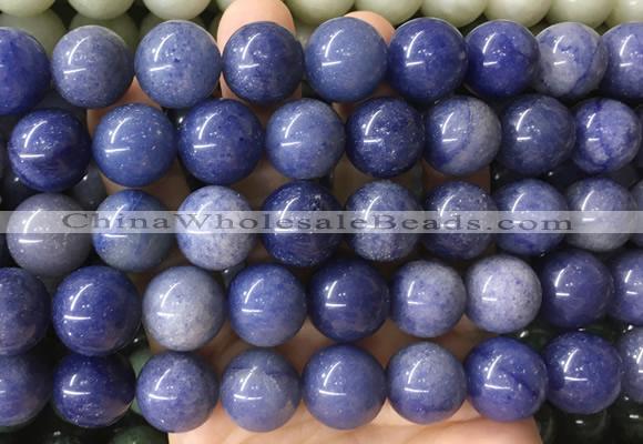 LSBS909 15 inches 16mm round blue aventurine gemstone beads wholesale