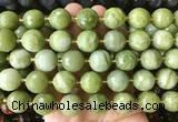 LSBS934 15 inches 16mm faceted round China jade gemstone beads wholesale