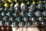 LSBS938 15 inches 16mm faceted round Brecciated jasper gemstone beads wholesale