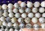LSBS940 15 inches 16mm faceted round Labradorite gemstone beads wholesale