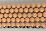 LSBS975 15 inches 14mm faceted round synthetic turquoise gemstone beads wholesale